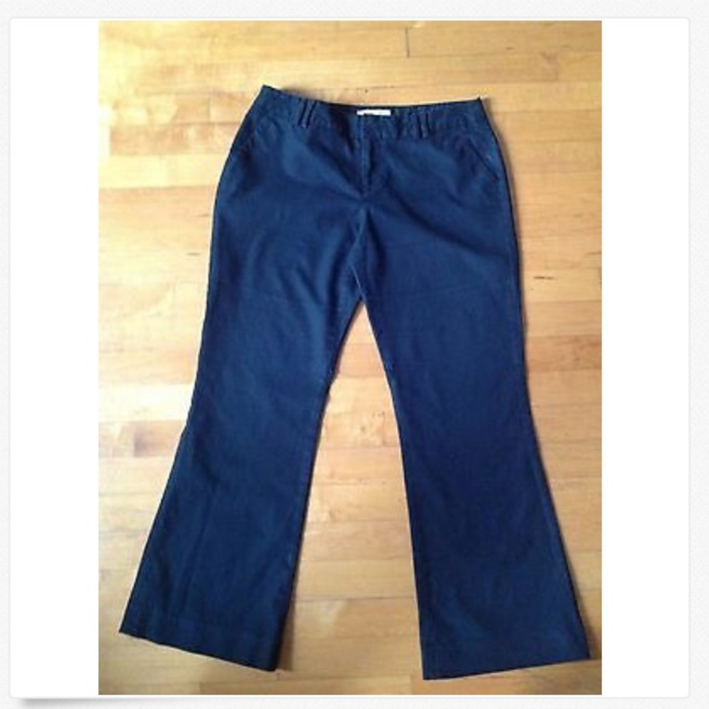 Banana Republic Martin Black Dress Pants Sz 8